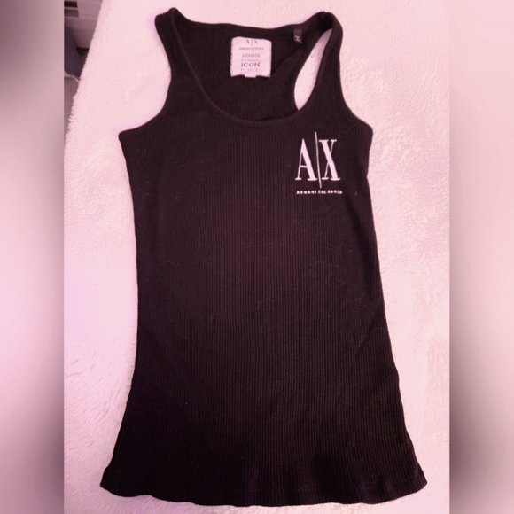 Armani Exchange ribbed Racer back tank BNWOT - Picture 2 of 6
